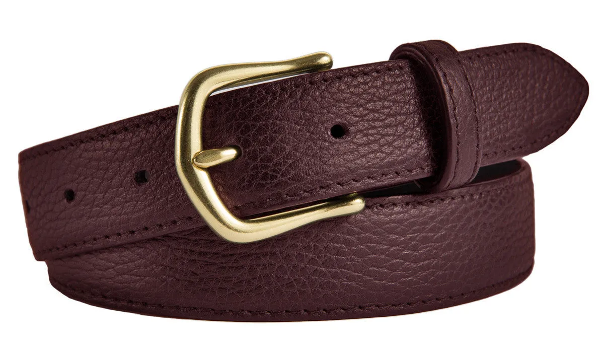 Madison Belt, (1.25") Gold Buckle