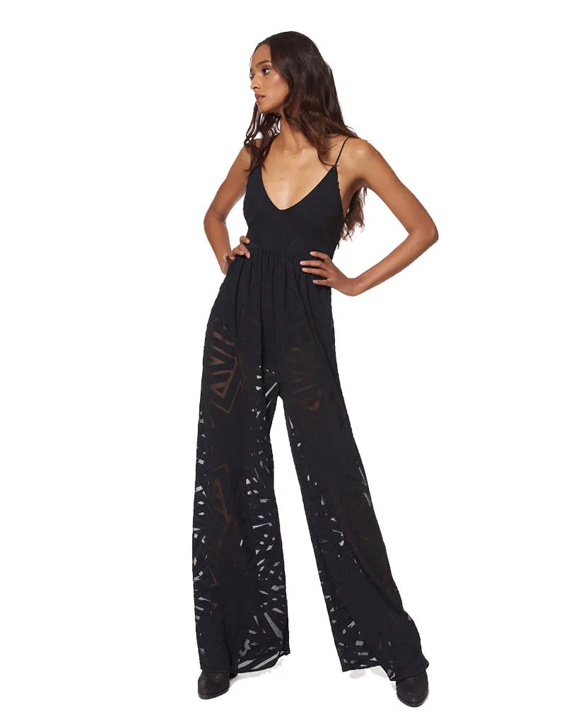 Mara Hoffman Compass Burn Out Jumpsuit