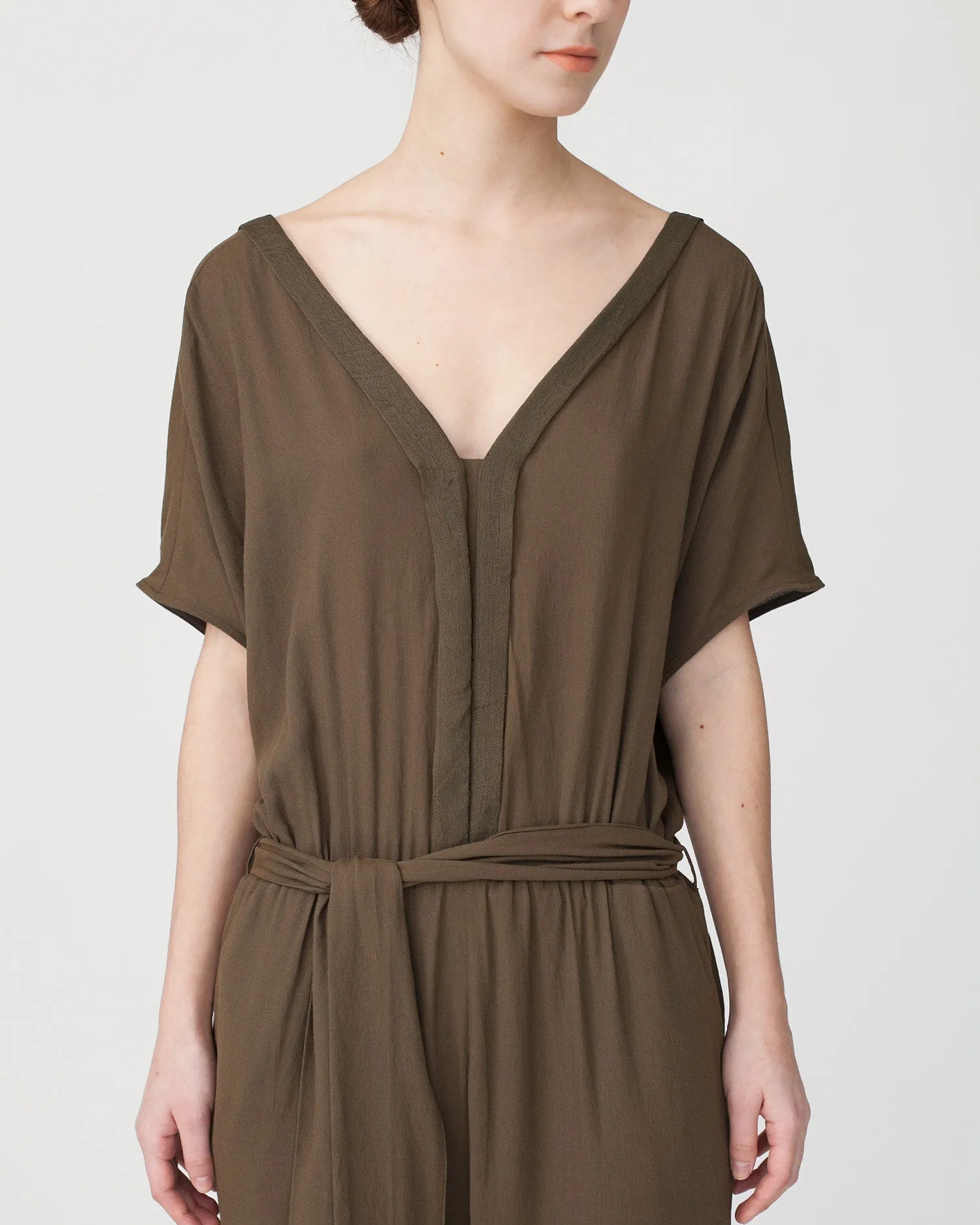 Mara Jumpsuit in Khaki