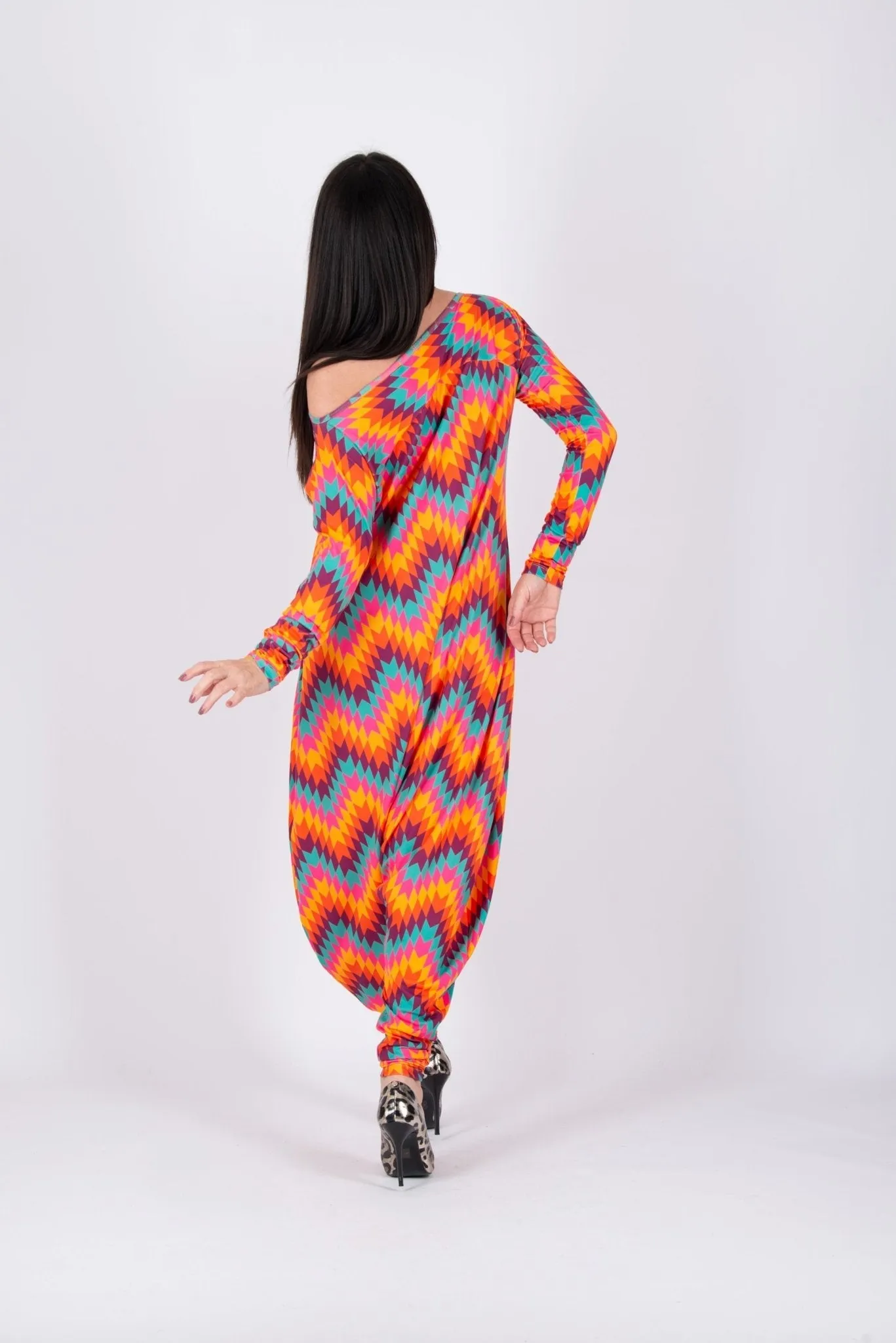 MARLA Strip Harem Maxi Jumpsuit ON SALE