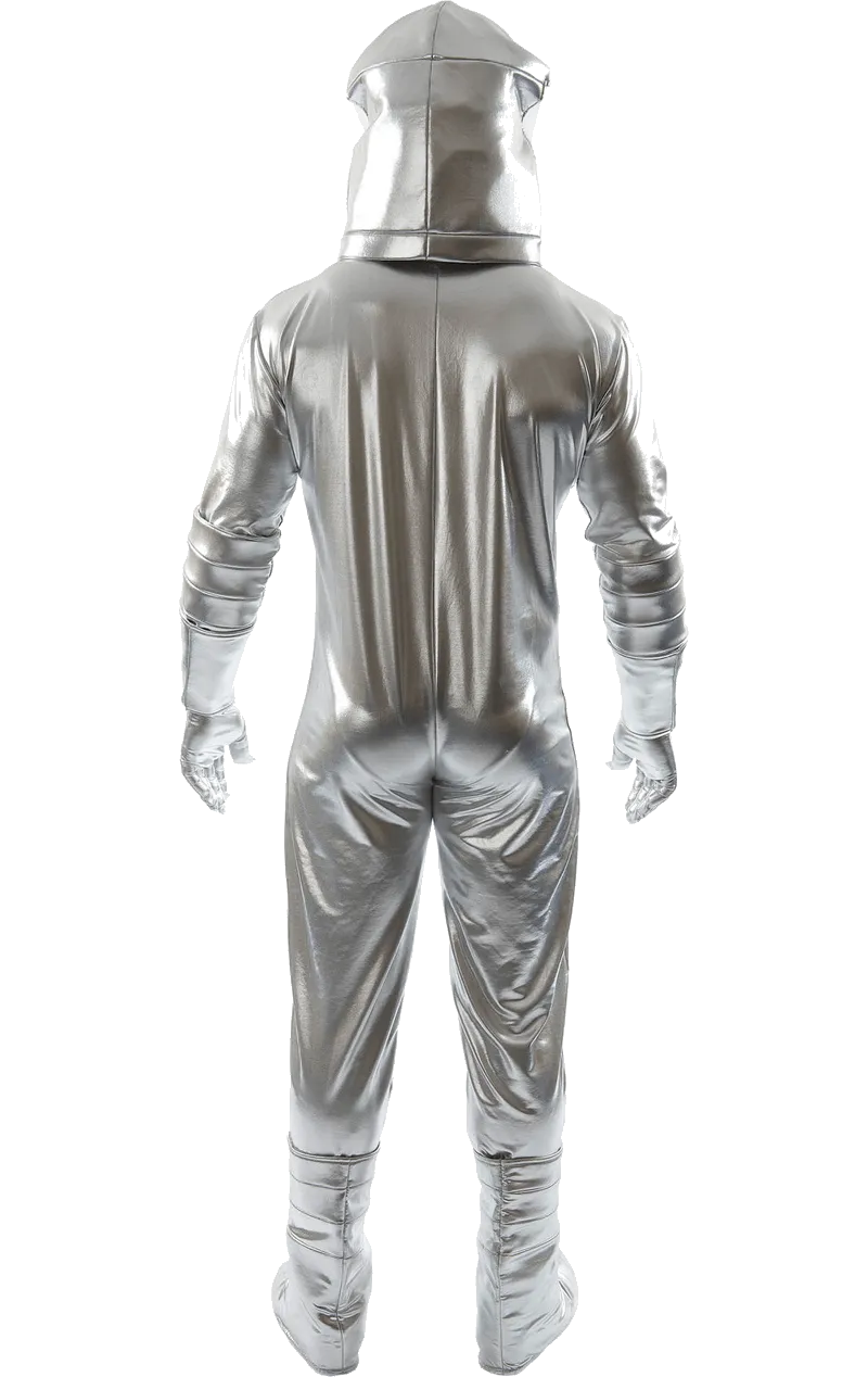 Mens Silver Astronaut Costume