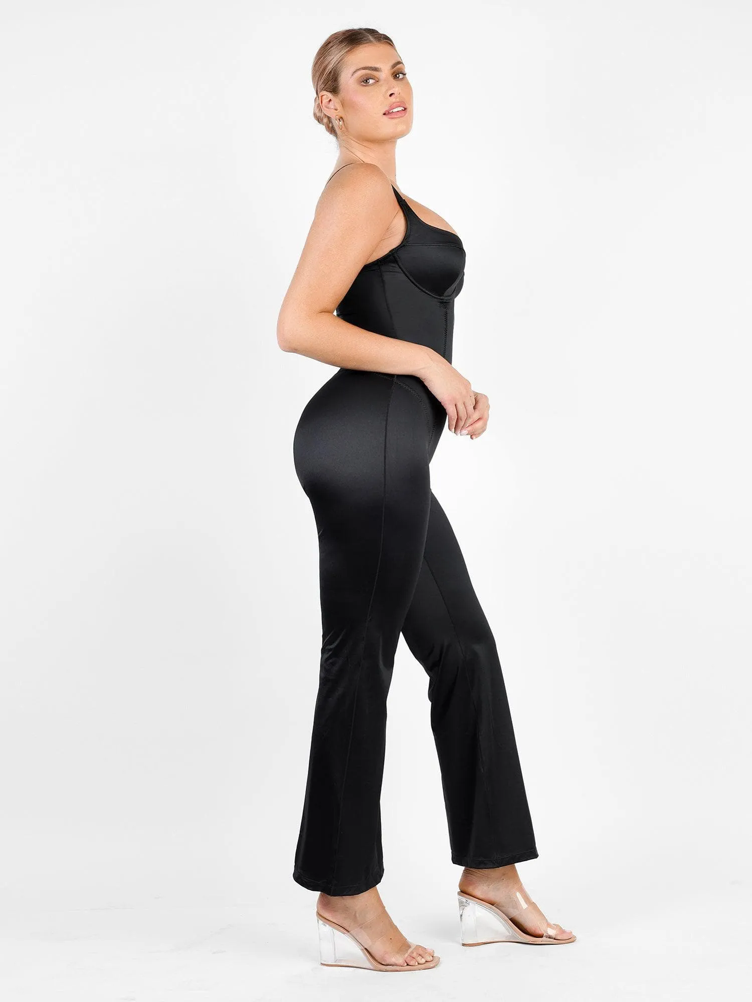 Metallic Shiny Shapewear Romper Or Jumpsuit