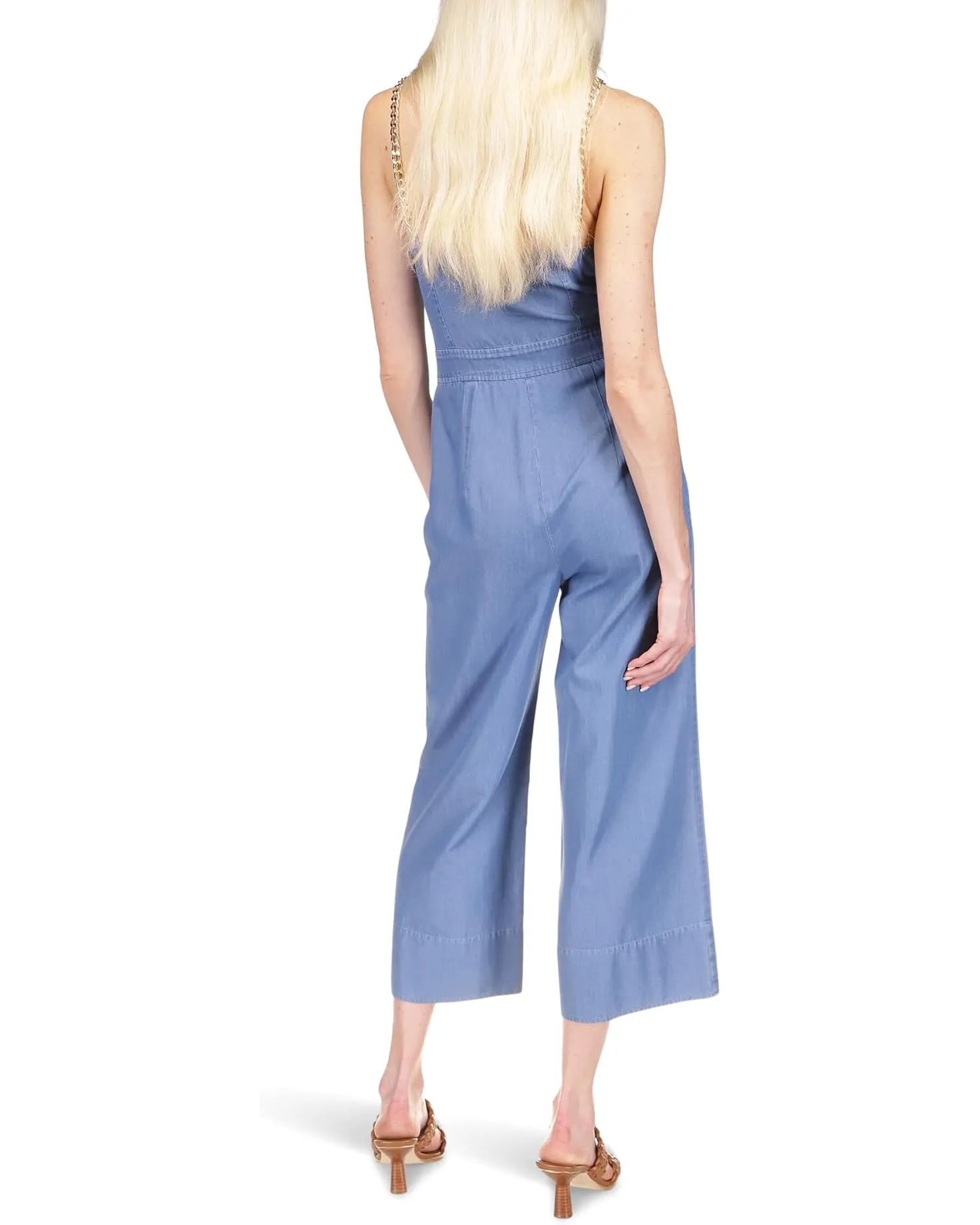 MICHAEL Michael Kors Chambray Tie Jumpsuit