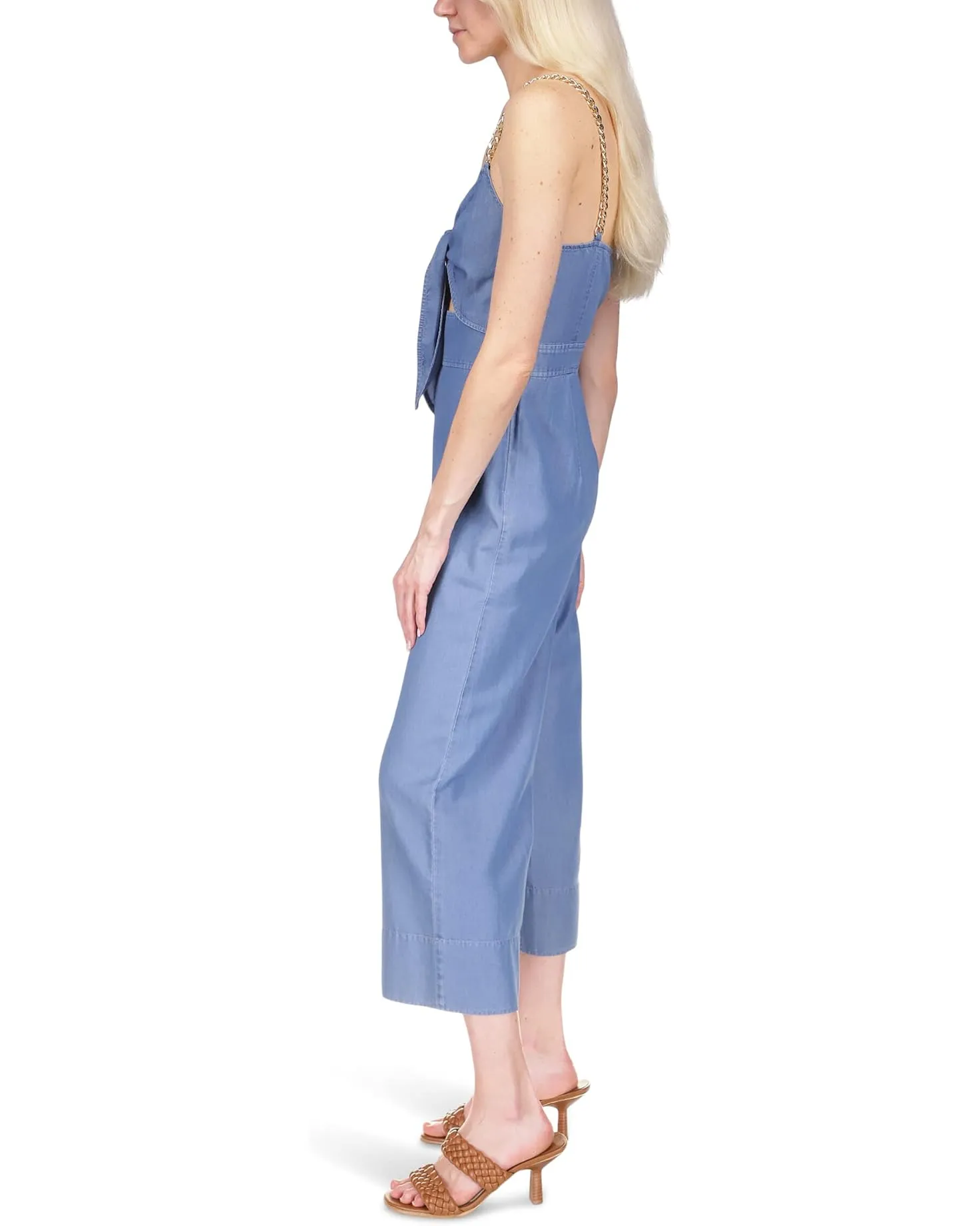 MICHAEL Michael Kors Chambray Tie Jumpsuit