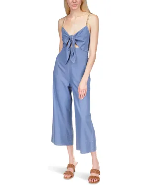 MICHAEL Michael Kors Chambray Tie Jumpsuit