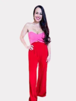 Moroni Color Block Jumpsuit