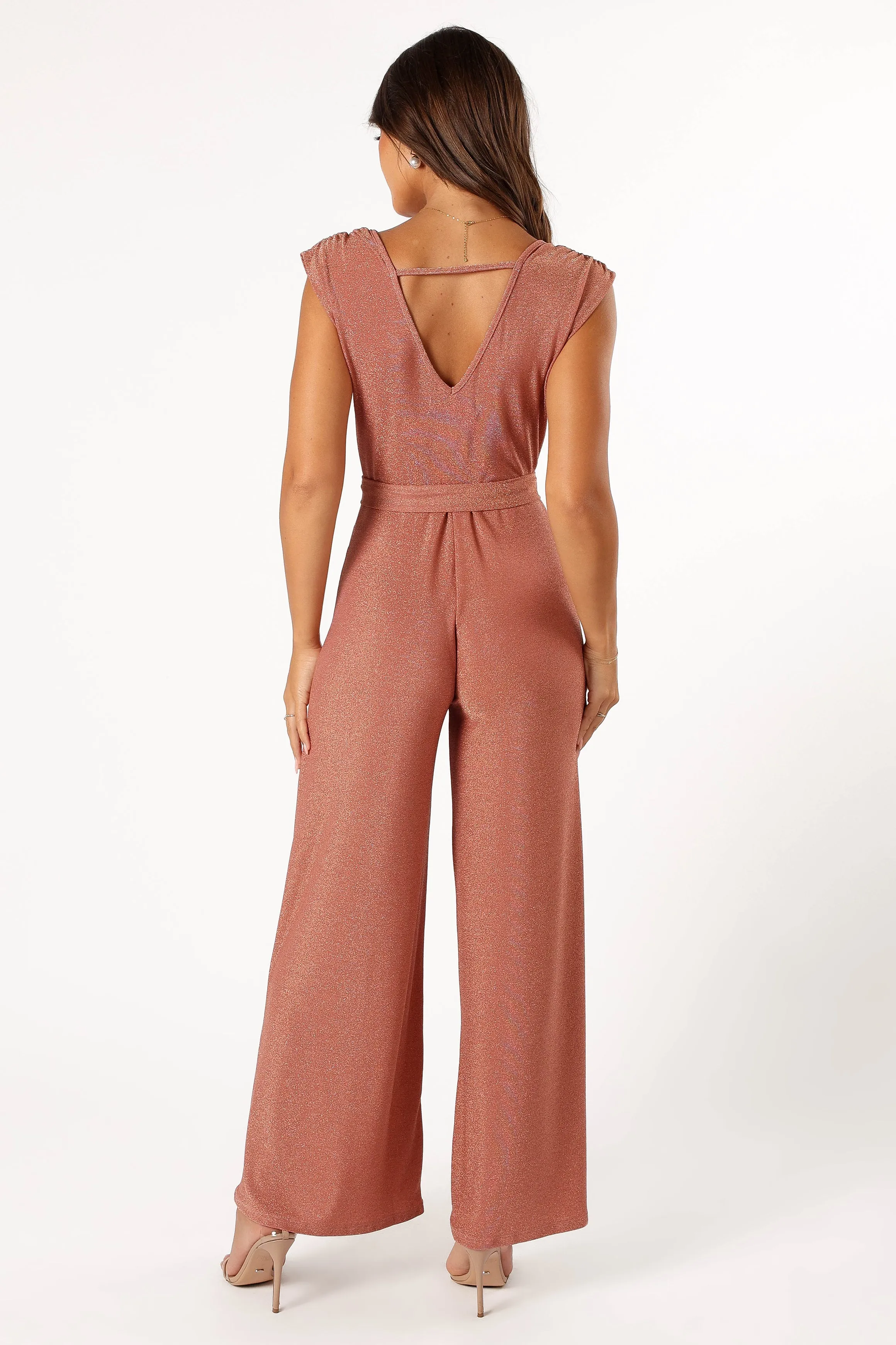 Nora Wide Leg Jumpsuit - Dusty Rose