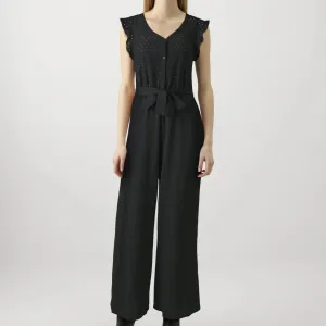 ONLY ONLELISA Short-Sleeve Jumpsuit In Black