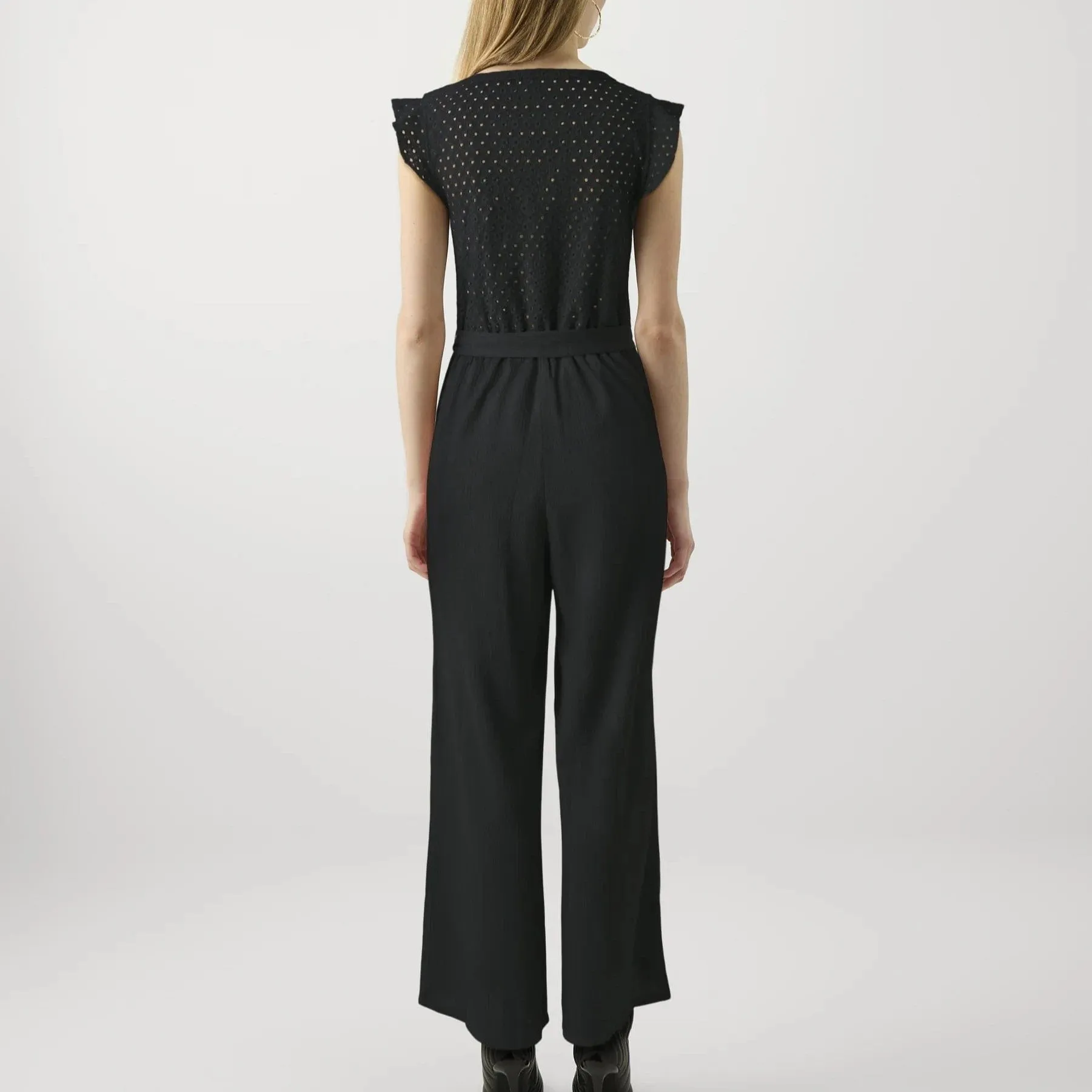 ONLY ONLELISA Short-Sleeve Jumpsuit In Black