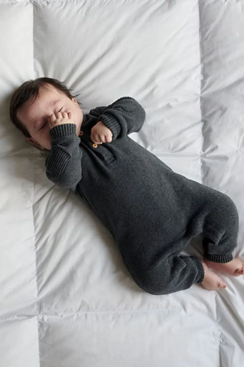 Organic Knit Baby Jumpsuit