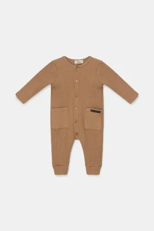 Organic rib baby jumpsuit