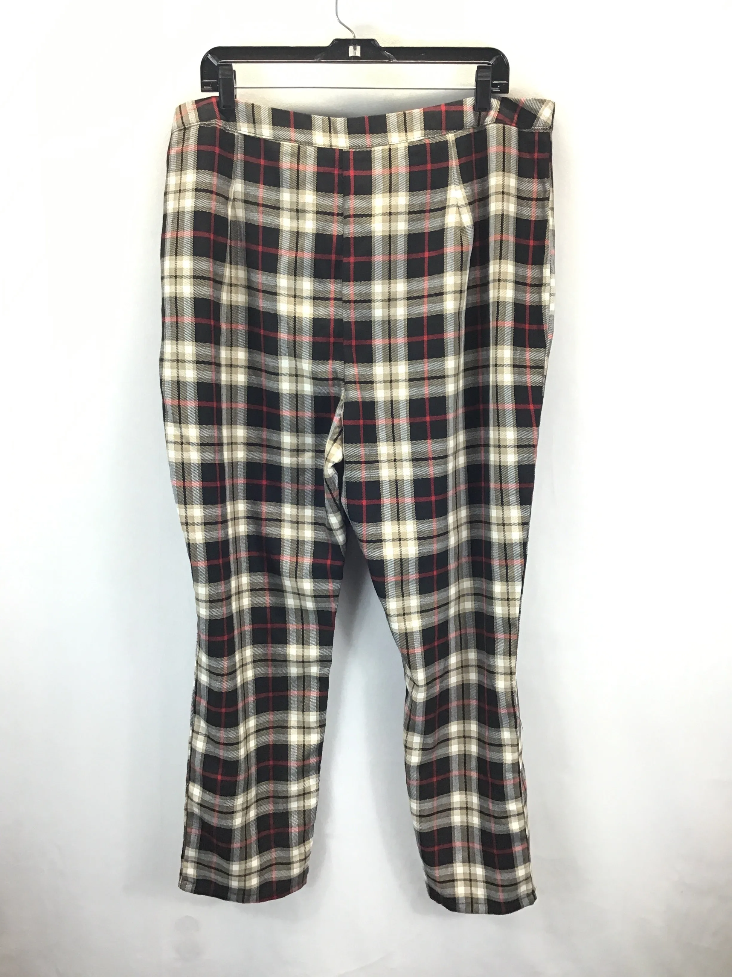 Pants Dress By Boohoo Boutique In Plaid Pattern, Size: 16