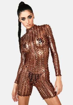 Penny Love So Lucky Fishnet Romper