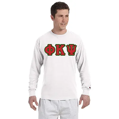 Phi Kappa Psi Champion Long-Sleeve Tee - Champion CC8C - TWILL