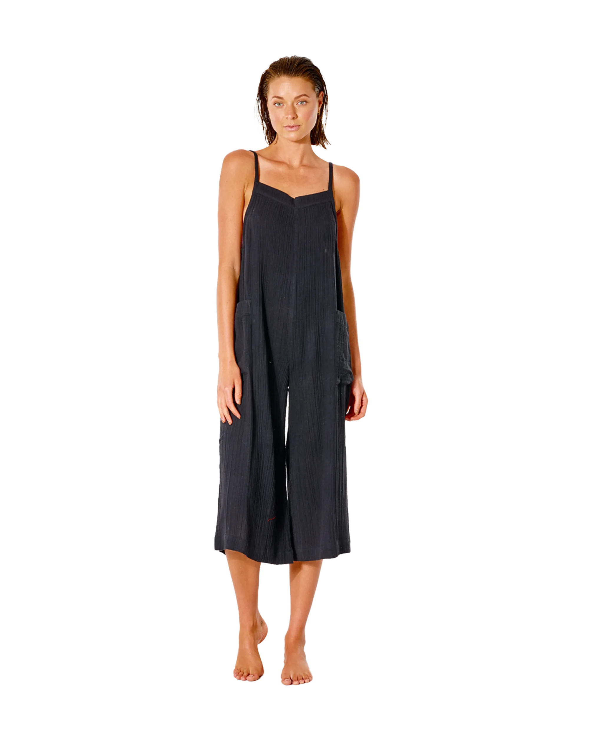 Premium Surf Jumpsuit in Black