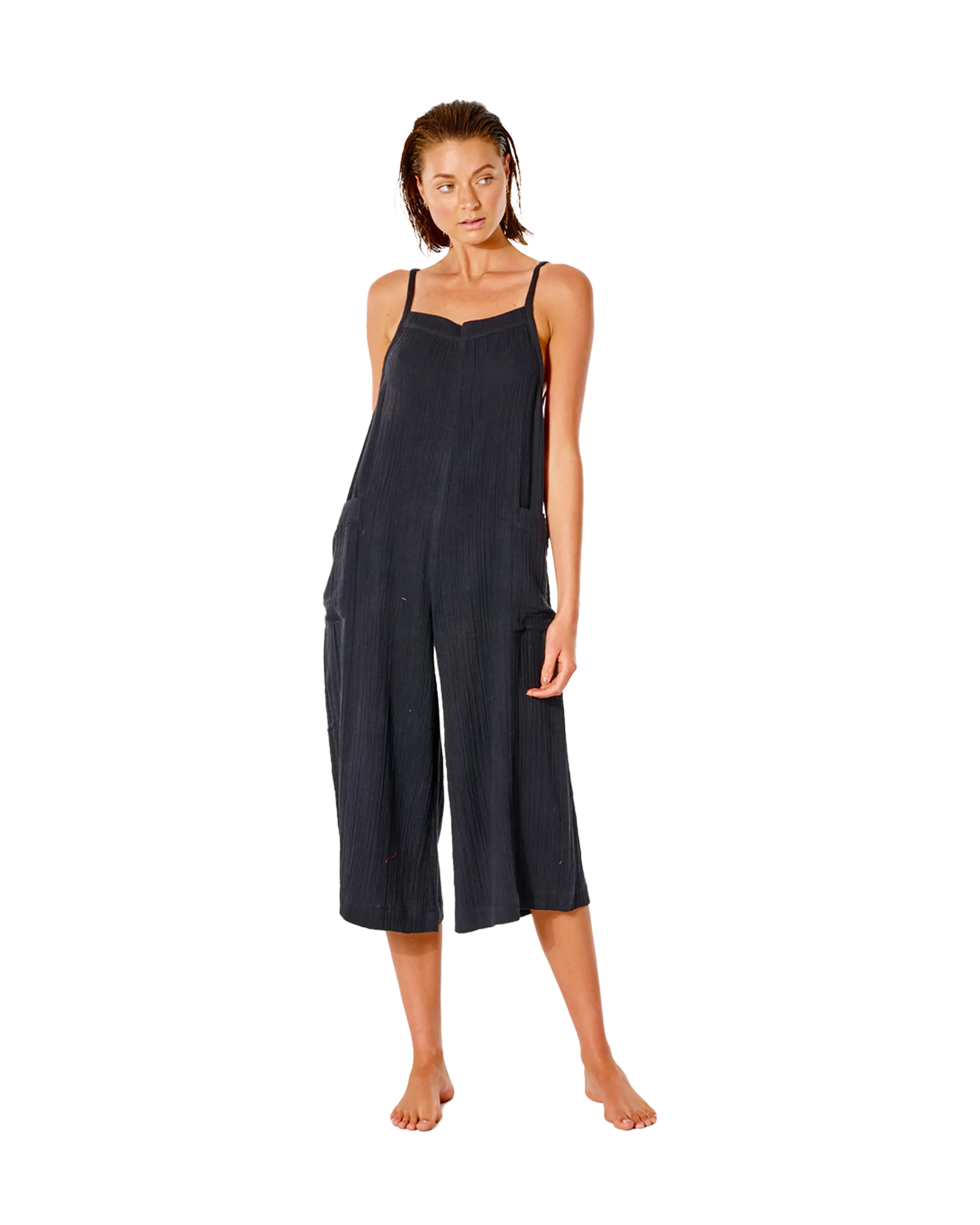 Premium Surf Jumpsuit in Black