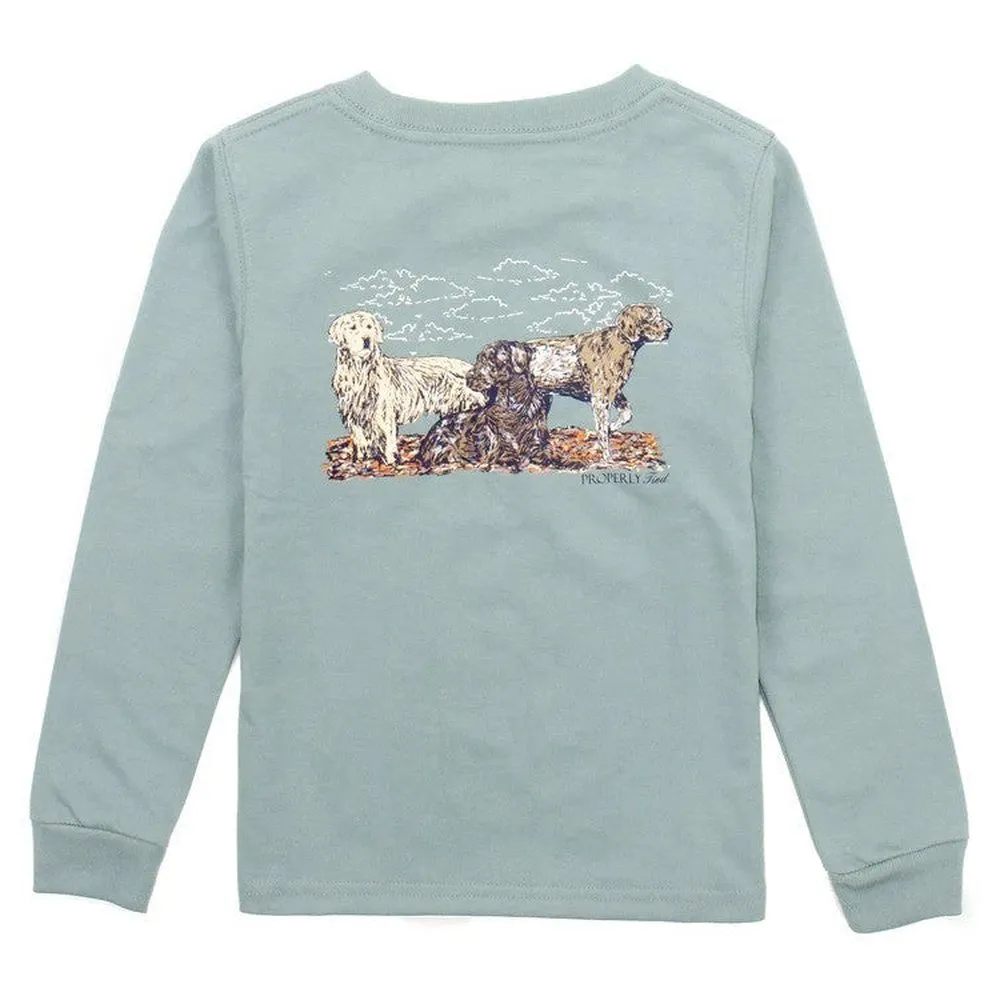 Properly Tied Hunting Dogs Long Sleeve T-Shirt