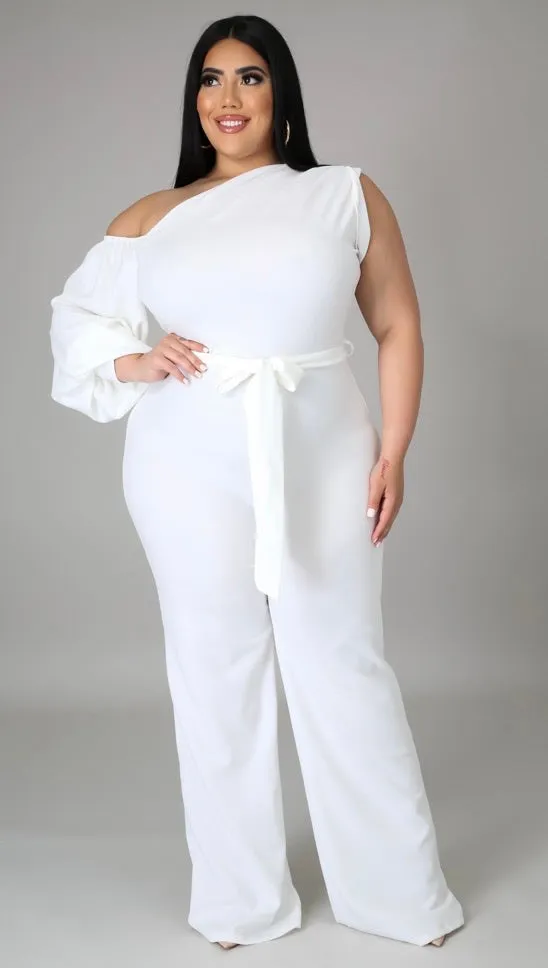 Puff Sleeve Jumpsuit