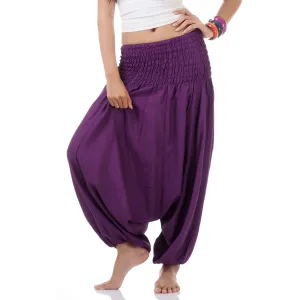 Purple Orchid Women's 2-in-1 Jumpsuit Harem Pants