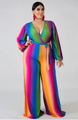 Rainbow Sexy Jumpsuit