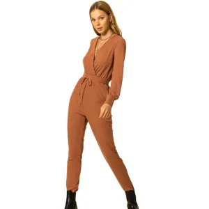 Ready To Go  Jogger Jumper - Rust