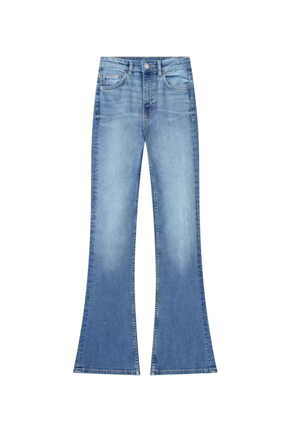 'Rebecca' Mid-waist Flared Jeans (4 Colors)