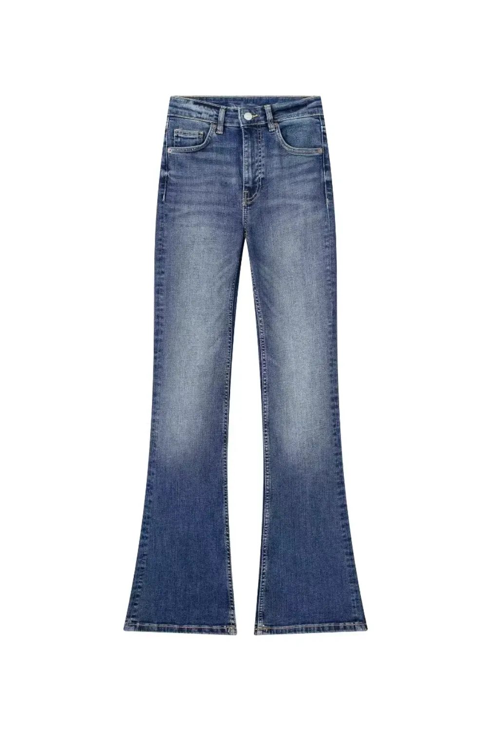 'Rebecca' Mid-waist Flared Jeans (4 Colors)