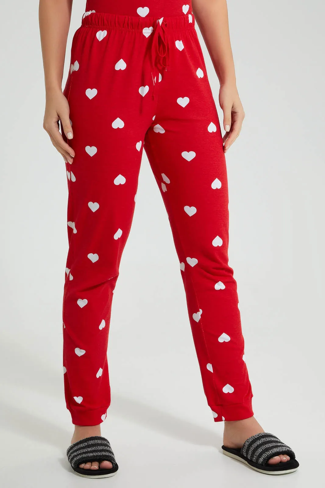 Red Heart Pyjama Set (2 Piece)