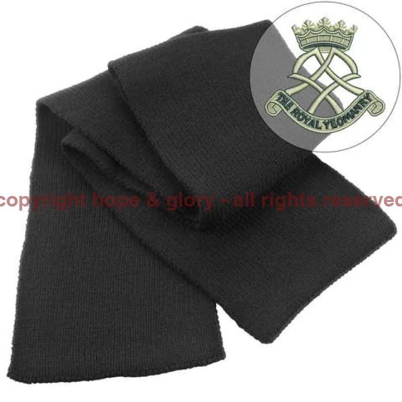 Royal Yeomanry Heavy Knit Scarf