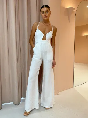 Rumer Byron Jumpsuit in White