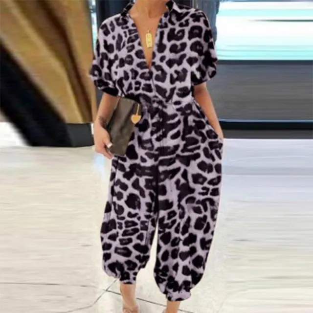 Safari Sunset Cargo Jumpsuit