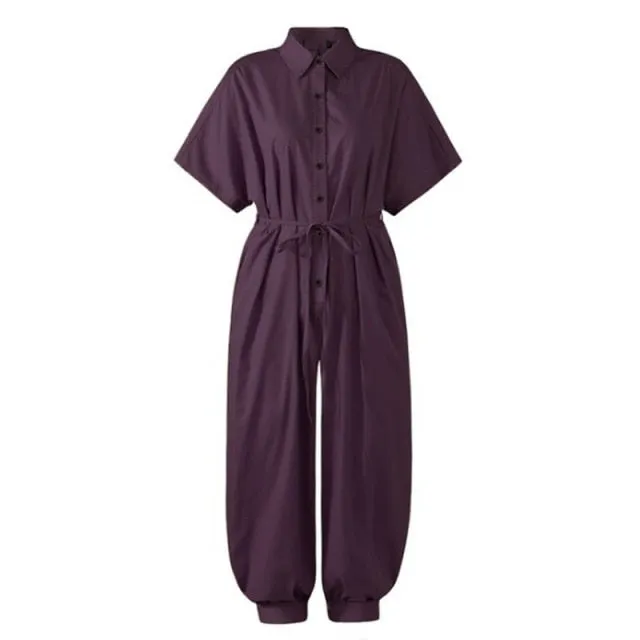 Safari Sunset Cargo Jumpsuit