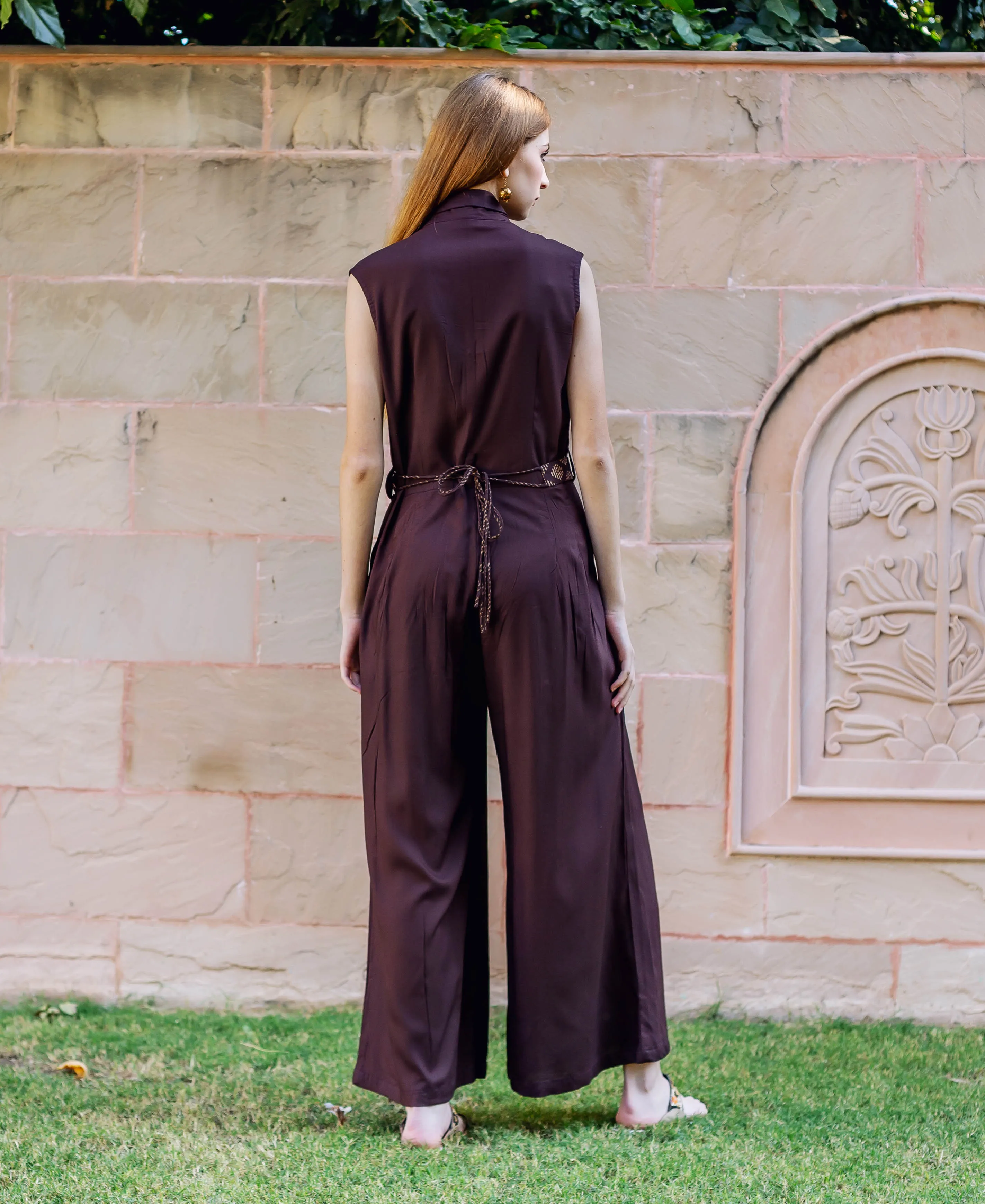 September Brown Jumpsuit