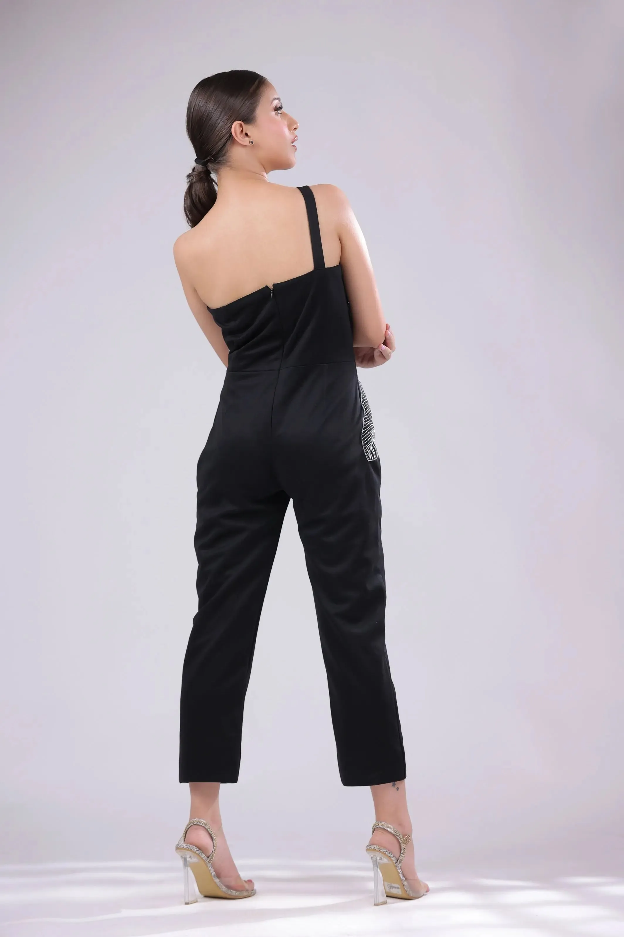 Sequins Embroidery Jumpsuit