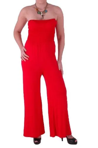 Serafina Strapless Palazzo Trousers