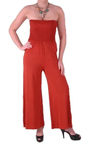 Serafina Strapless Palazzo Trousers