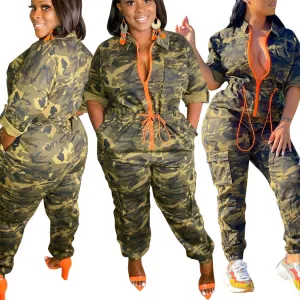 Sexy Ready for War Camo Jumpsuit