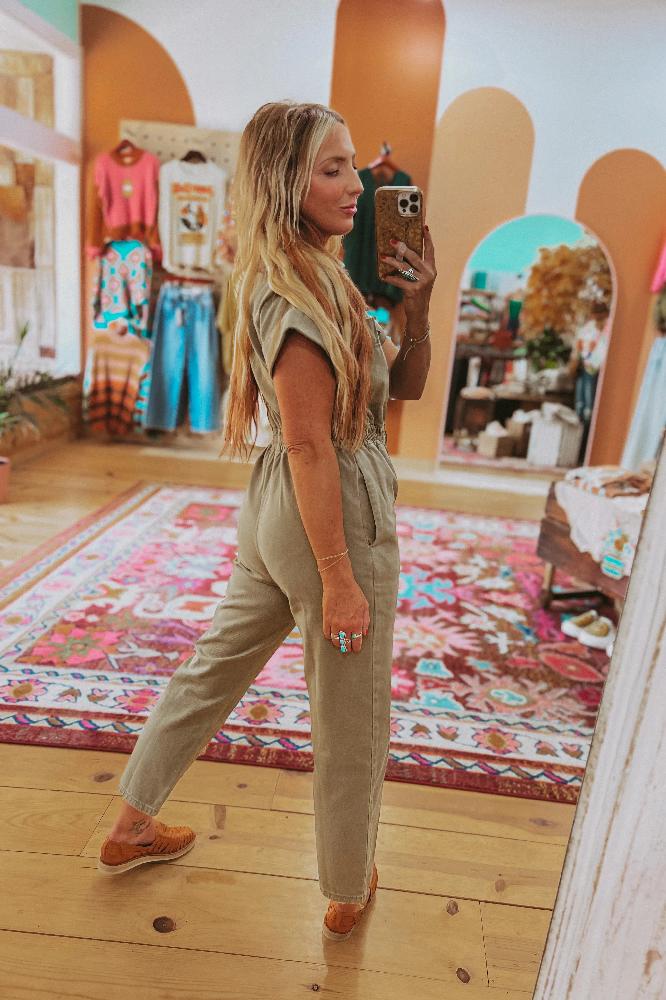 Short Sleeve Utility Jumpsuit