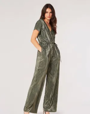 Show Stopper Metallic Jumpsuit