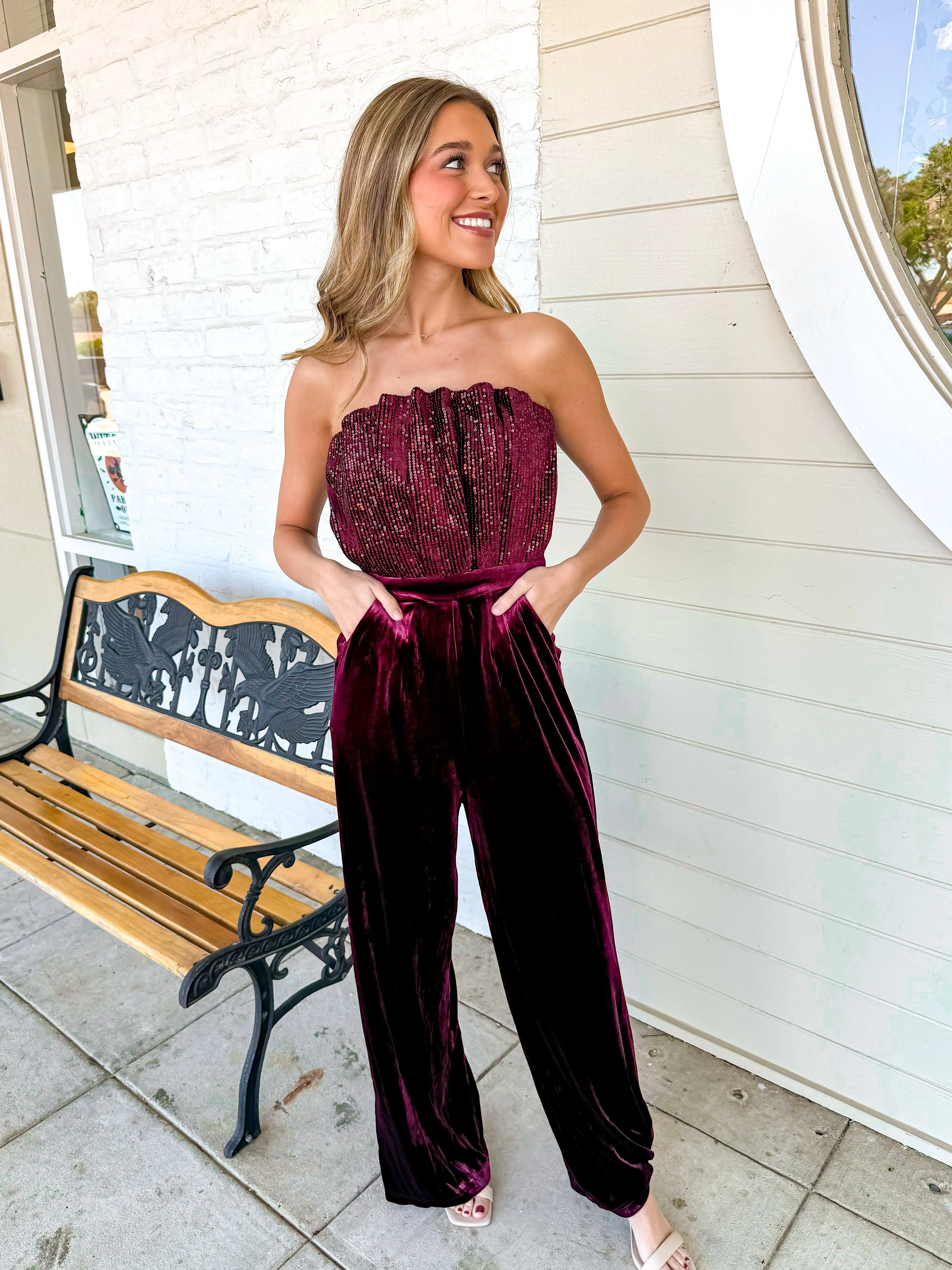 Show Stopper Rust Jumpsuit