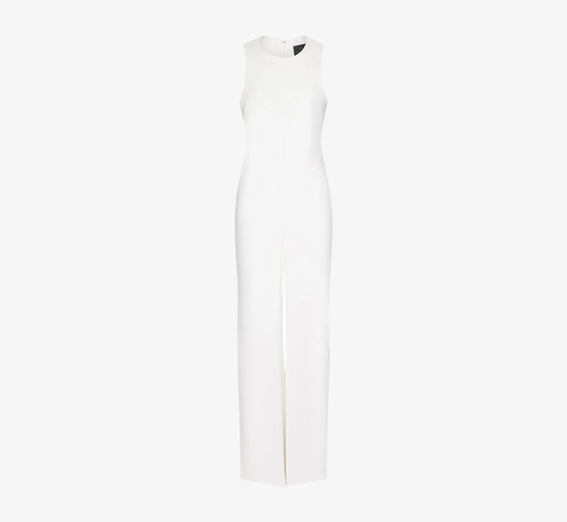 Sleeveless Asymmetrical Jumpsuit In Ivory