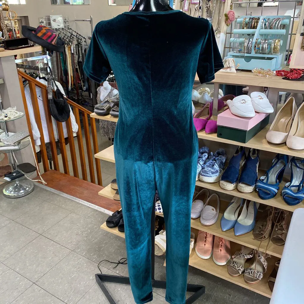 Smash   Tess velour jumpsuit NWT XXS