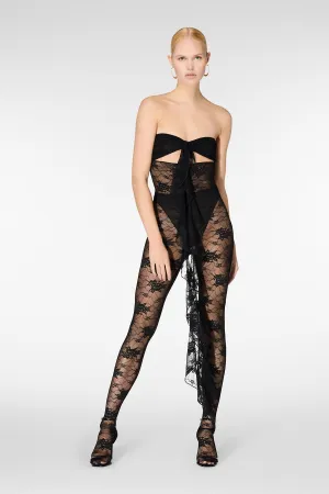 Soft Lace Volant Jumpsuit