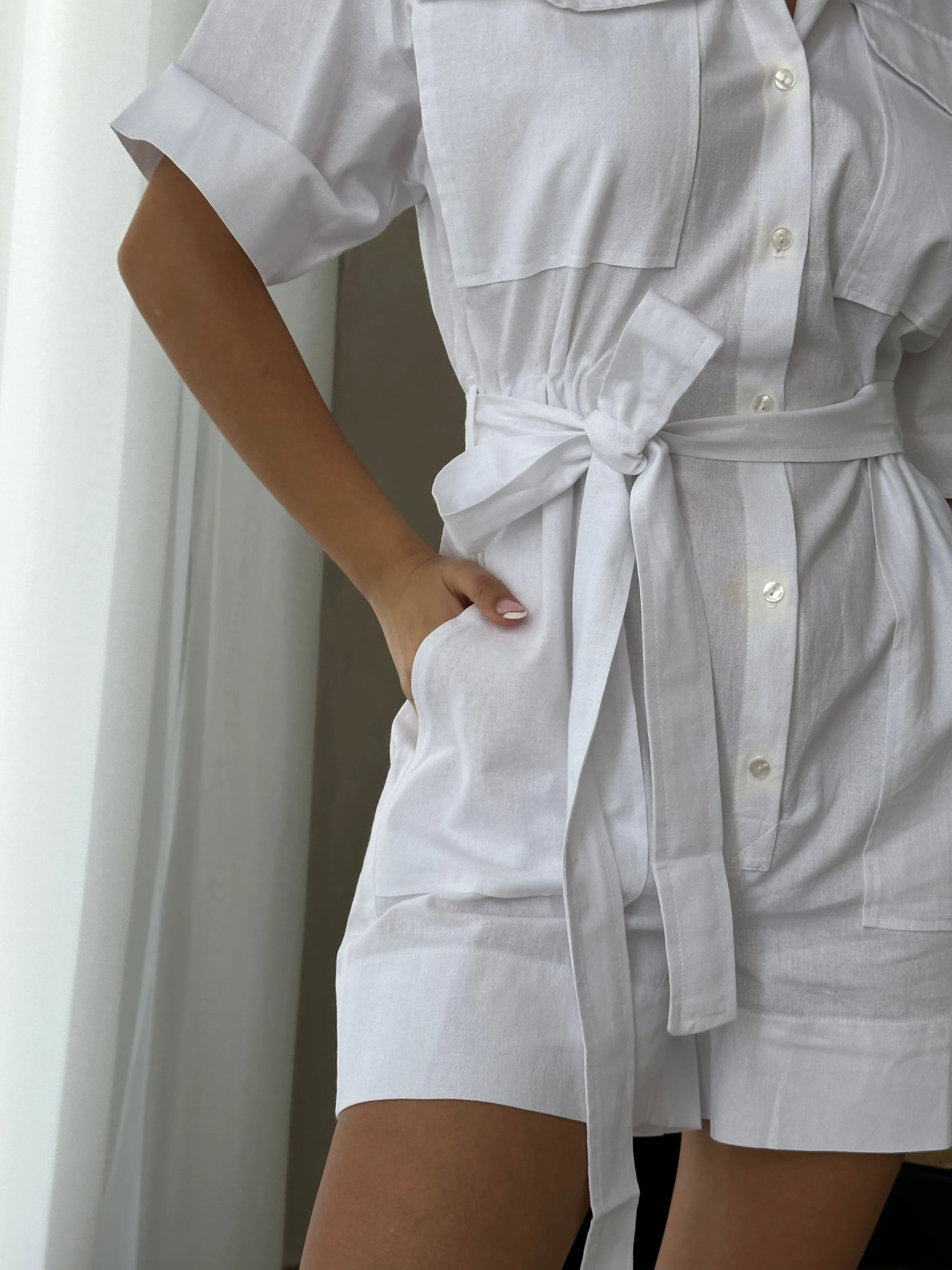 Summer jumpsuit with short