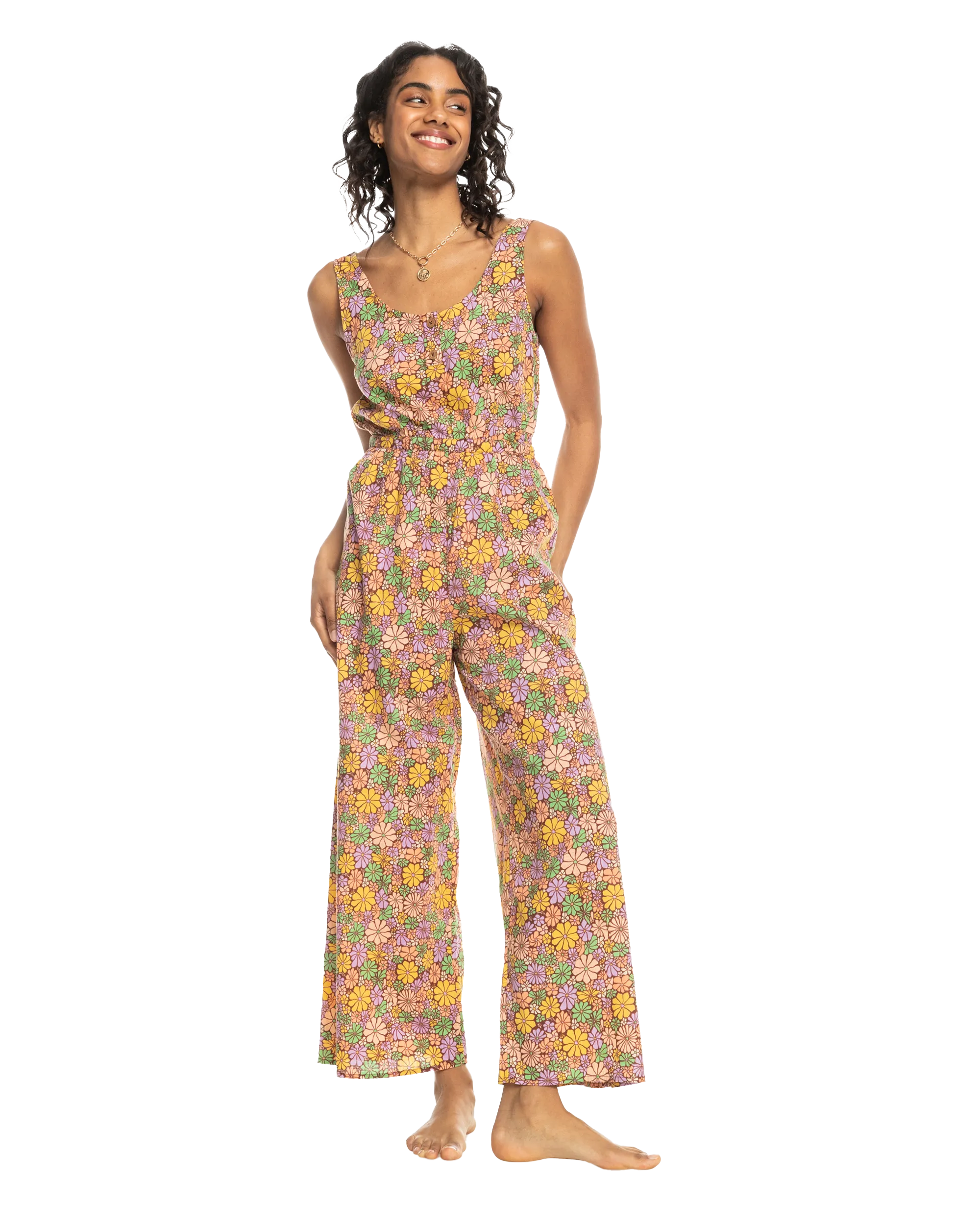 Sunshine Spirit Jumpsuit in Rootbeer