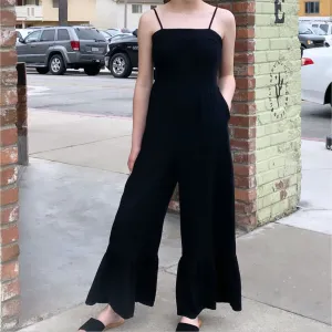 Taylor Wide Leg Jumpsuit Black