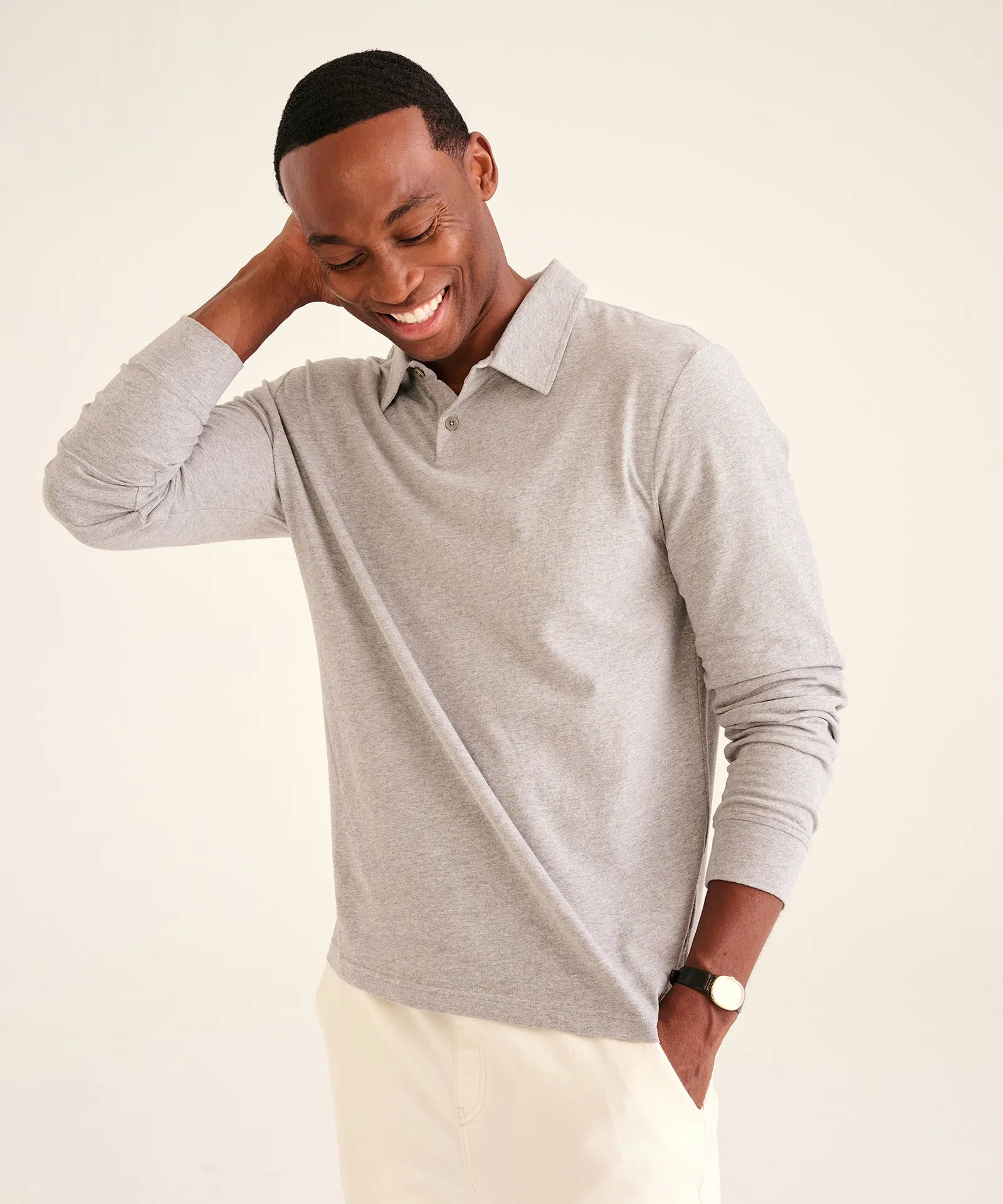 The Long Sleeve Polo Tee