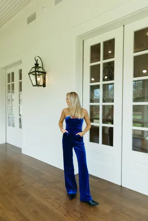 The Right Direction Jumpsuit - Royal