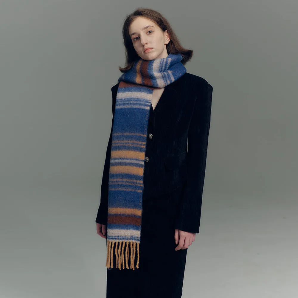 TLQHZZ-094 color stripe winter scarf