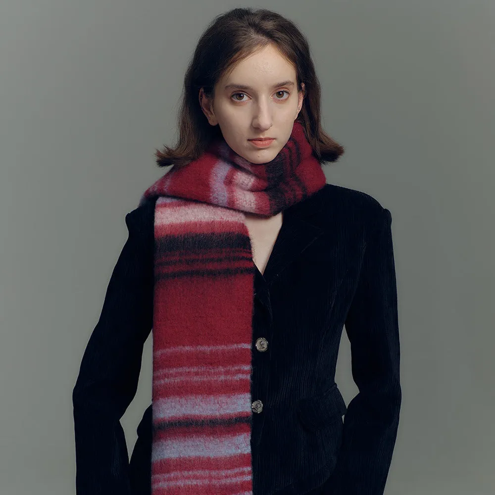 TLQHZZ-094 color stripe winter scarf